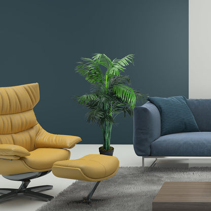 Palmera Areca Artificial de Seda de 3.5 Pies con Cesta
