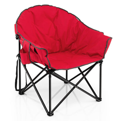 GemGear folding moon padded camping chair red with carry bag on Tampa Home & Garden Store