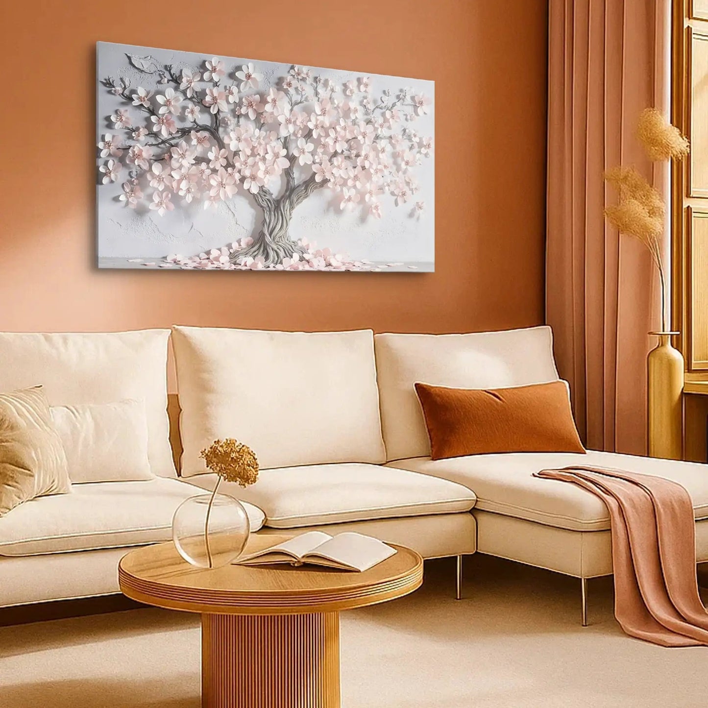 Pastel Blossom Awakening Wall Art for Home Decor