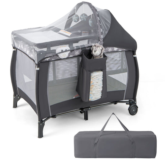 Portable Baby Nursery Center 4-in-1 Portable Travel Crib - Tampa Home & Garden Store