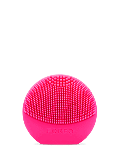 FOREO LUNA play plus pink silicone facial cleansing device on Tampa Home & Garden Store