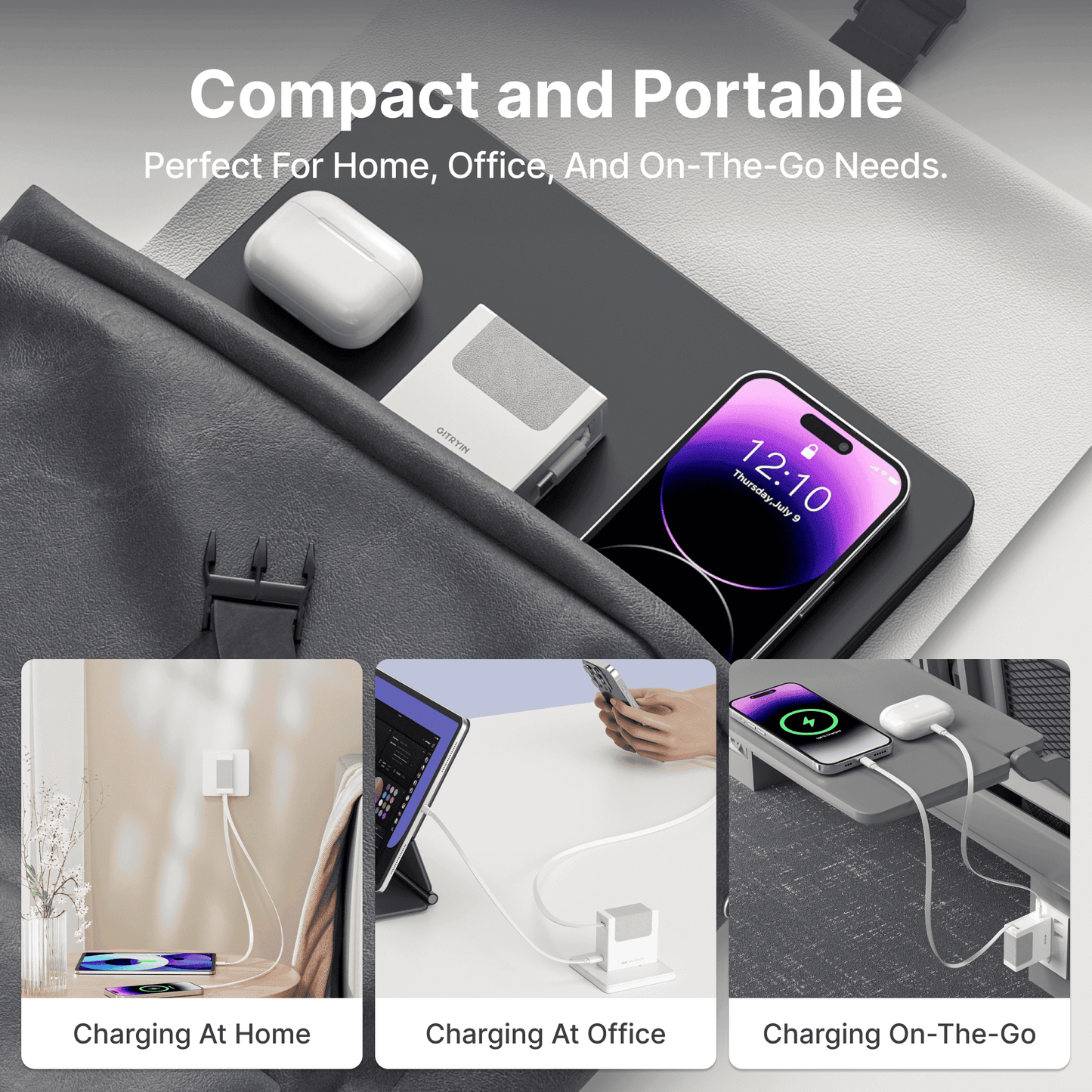 Chargeur rétractable Gitryin pour appareils 3C