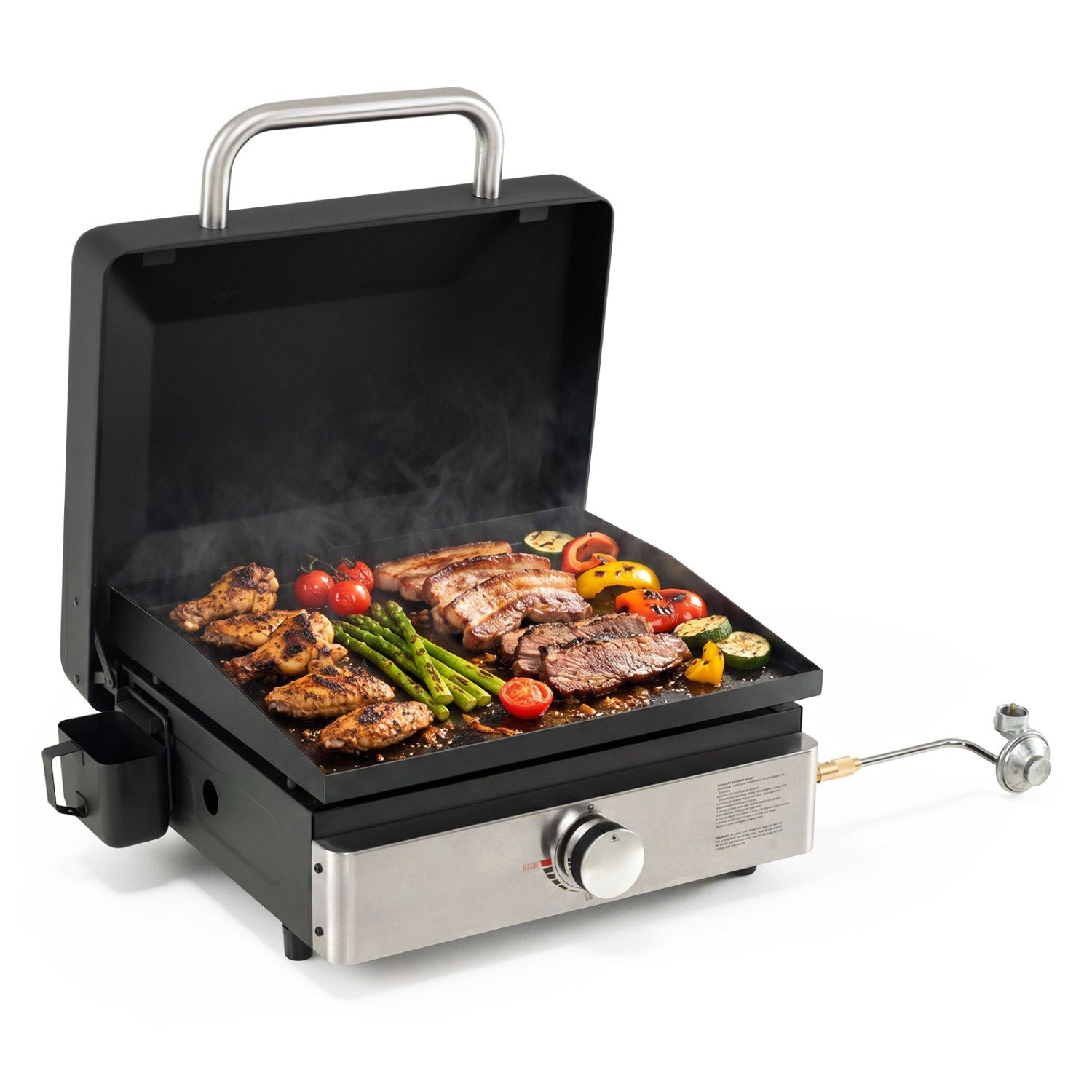 Portable gas griddle 1-burner with ceramic non-stick plate DirectDeals on Tampa Home & Garden Store