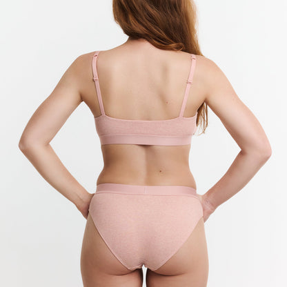 Botanical Dye Maternity Brief pink organic rib maternity underwear Net Positive on Tampa Home & Garden Store