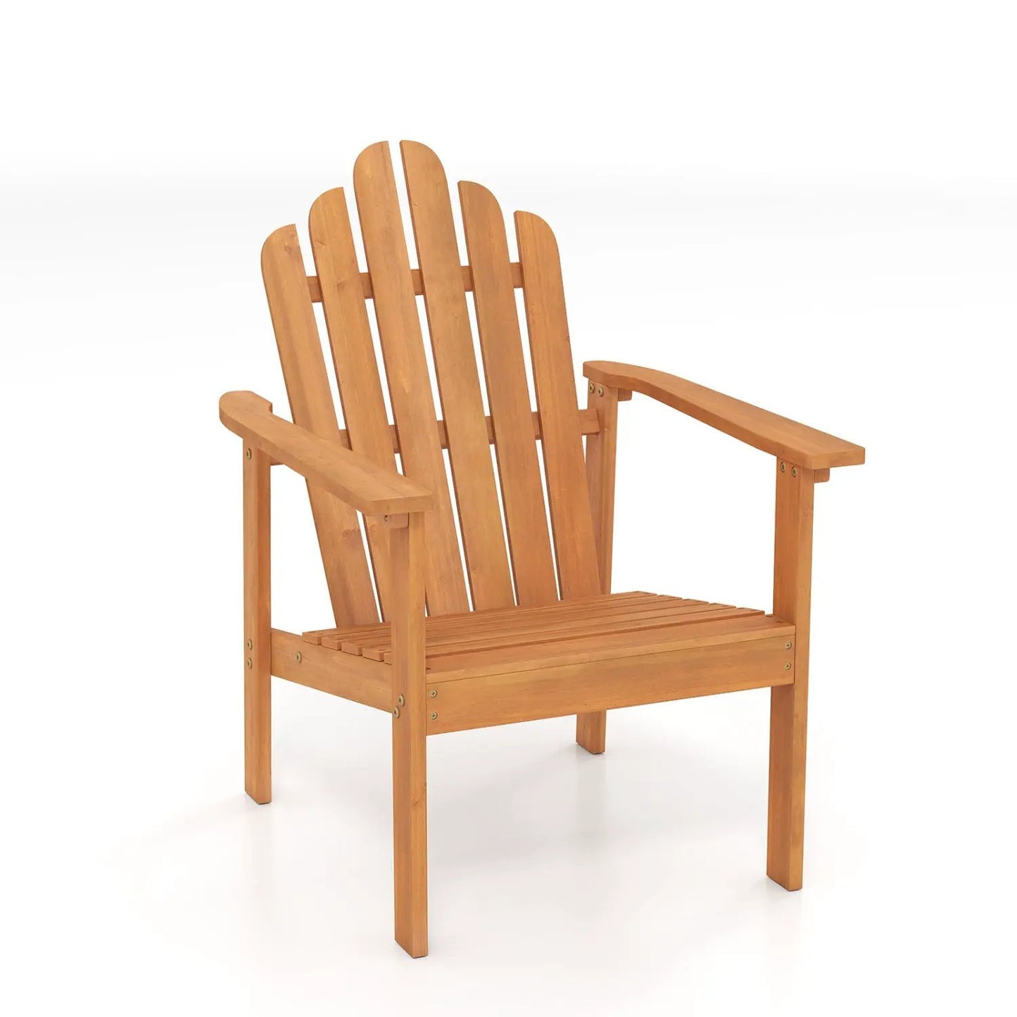 Stackable Adirondack Chairs Acacia Wood 2 Pack