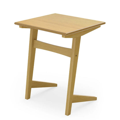 C Shaped End Tables Set of 2 With Wood Veneer