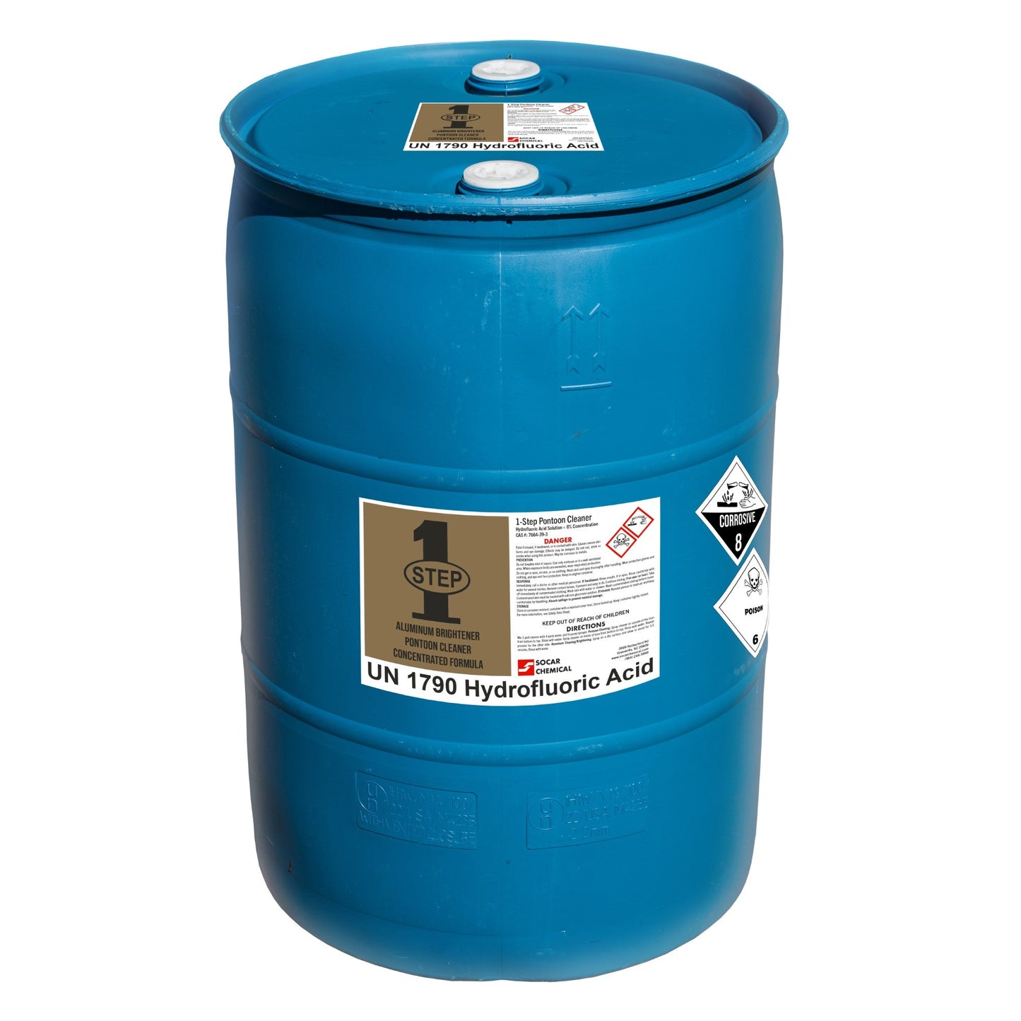 Limpiador concentrado de pontones de un solo paso (1 galón rinde 5 galones)