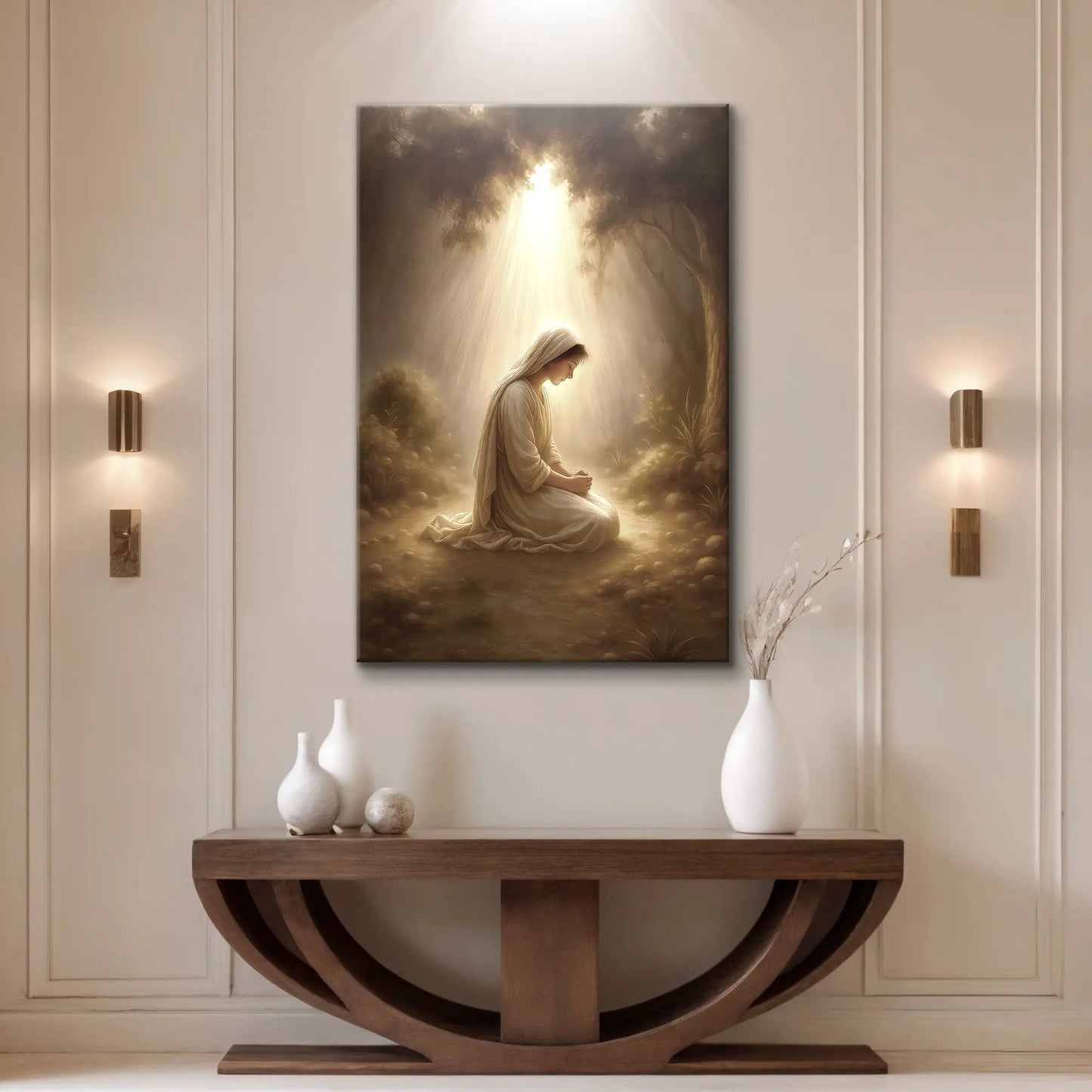 Mary Praying Faith Wall Art II Canvas Decor