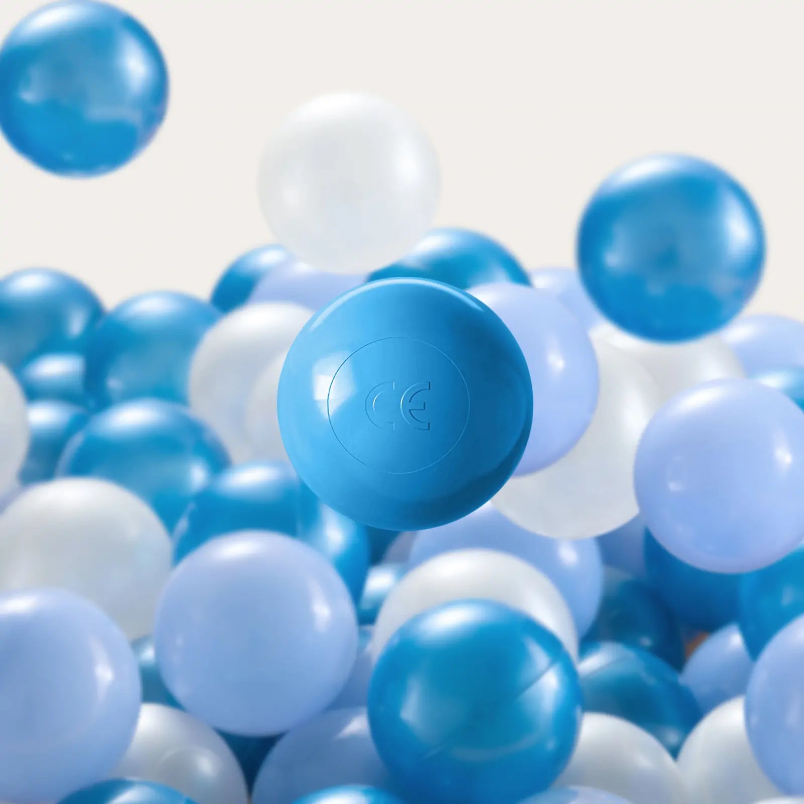 Tiny Land Ocean Ball set, 200 blue and white ball pit balls for colorful play on Tampa Home & Garden Store