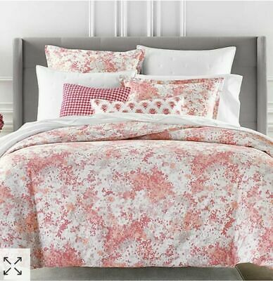 Duvet Set Sky Sunset Blossoms by Vanessa Jane, pink peach floral pattern, new with tags on Tampa Home & Garden Store