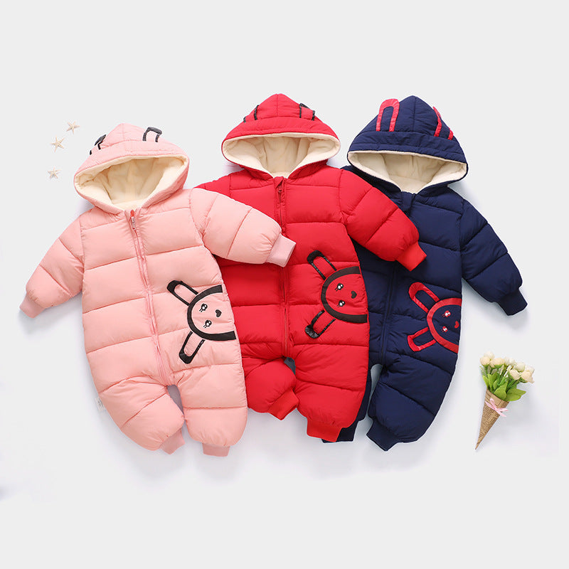 The Modern Bear Print Snowsuit and Overalls