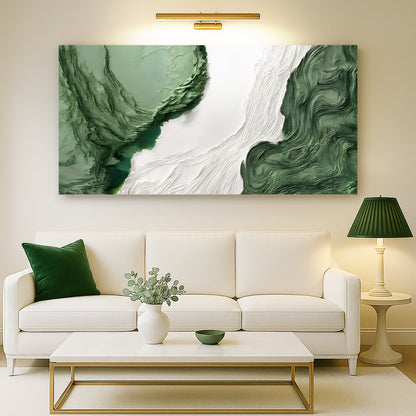 Green Rivers Abstract Wall Art V canvas by Tailored Canvases, crafting canvas decor on Tampa Home & Garden Store