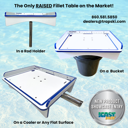 Rod Mount Raised Fillet Table and Fish Station
