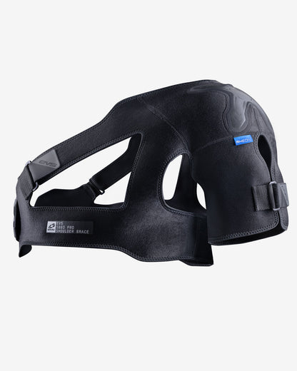 SB03 Pro Shoulder Brace by EVS Sports in black neoprene with adjustable straps on Tampa Home & Garden Store