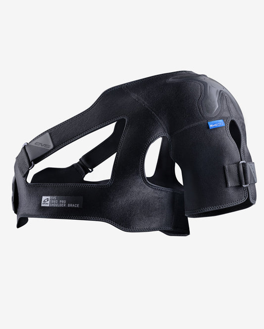 SB03 Pro Shoulder Brace by EVS Sports in black neoprene with adjustable straps on Tampa Home & Garden Store