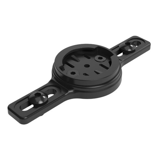 KOM Cycling Bike Rear Rack Radar Mount, black plastic, clamp-on design on Tampa Home & Garden Store