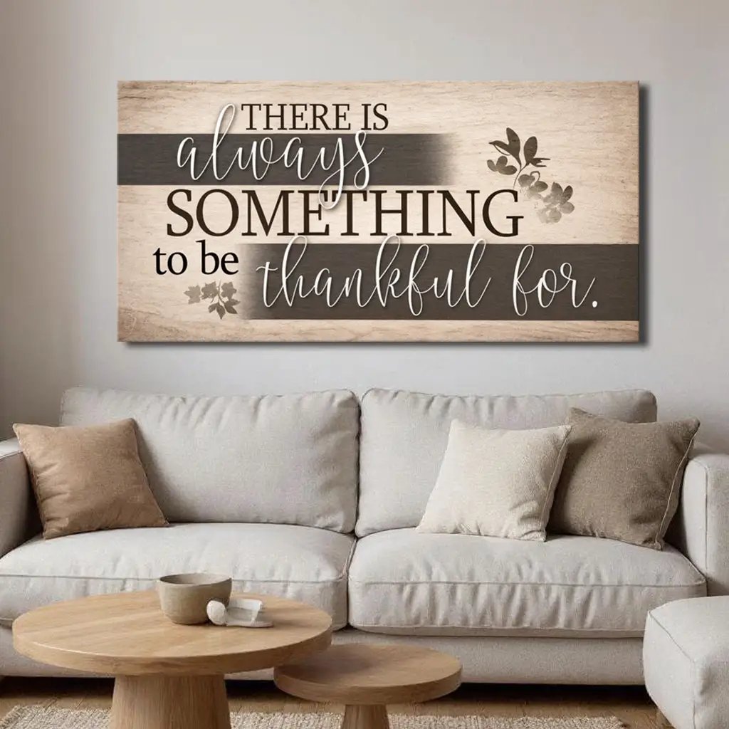 Tailored Canvases canvas wall art with beige wood grain and dark stripes on Tampa Home & Garden Store