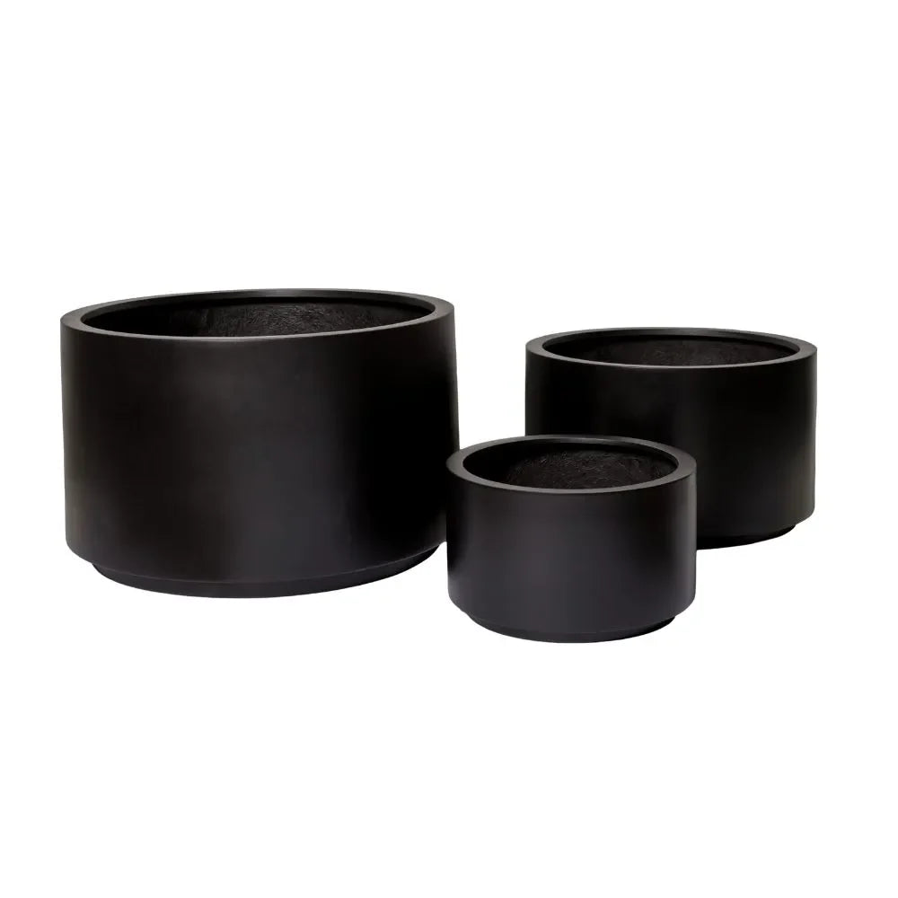The Shoob Cylindrical Planter | Modern Round Sculpture Pot
