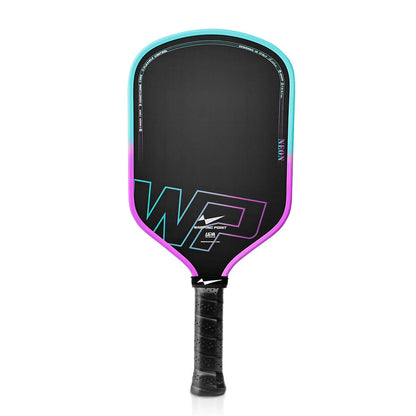 Warping Point Neon Pickleball Paddle Gen 3, turquoise-pink gradient frame, black hitting surface on Tampa Home & Garden Store