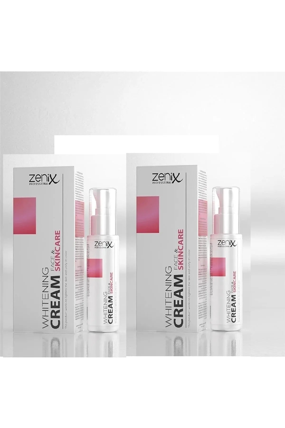 Zenix Whitening Cream 75 ml pack of 2, skin care for private areas with pink boxed design on Tampa Home & Garden Store