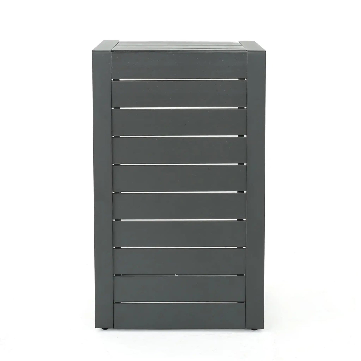 Outdoor Aluminum C Shaped Side Table for Patio