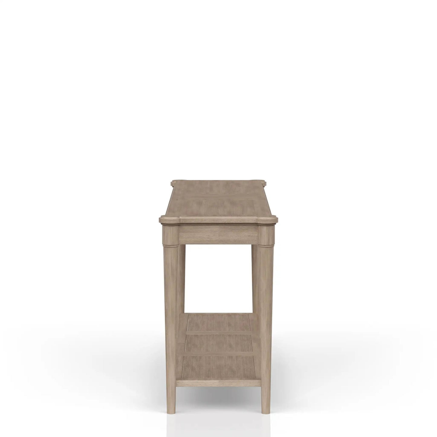Sofa Table in Sand Finish with Two Drawers