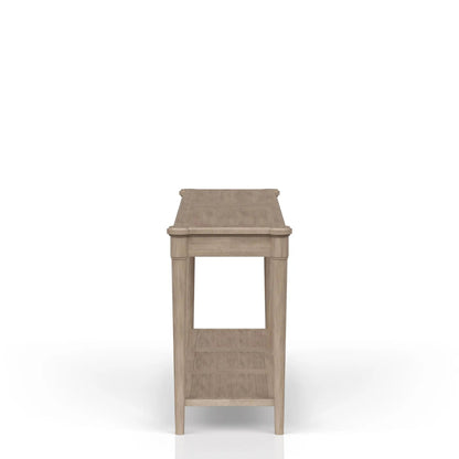Sofa Table in Sand Finish with Two Drawers