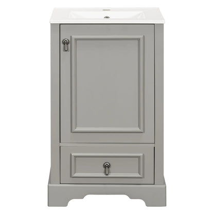 Bathroom Vanity With Sink, Soft Close Door, Shelf