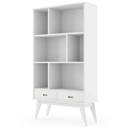 Draper Mid Century Wide Bookcase and Storage Unit