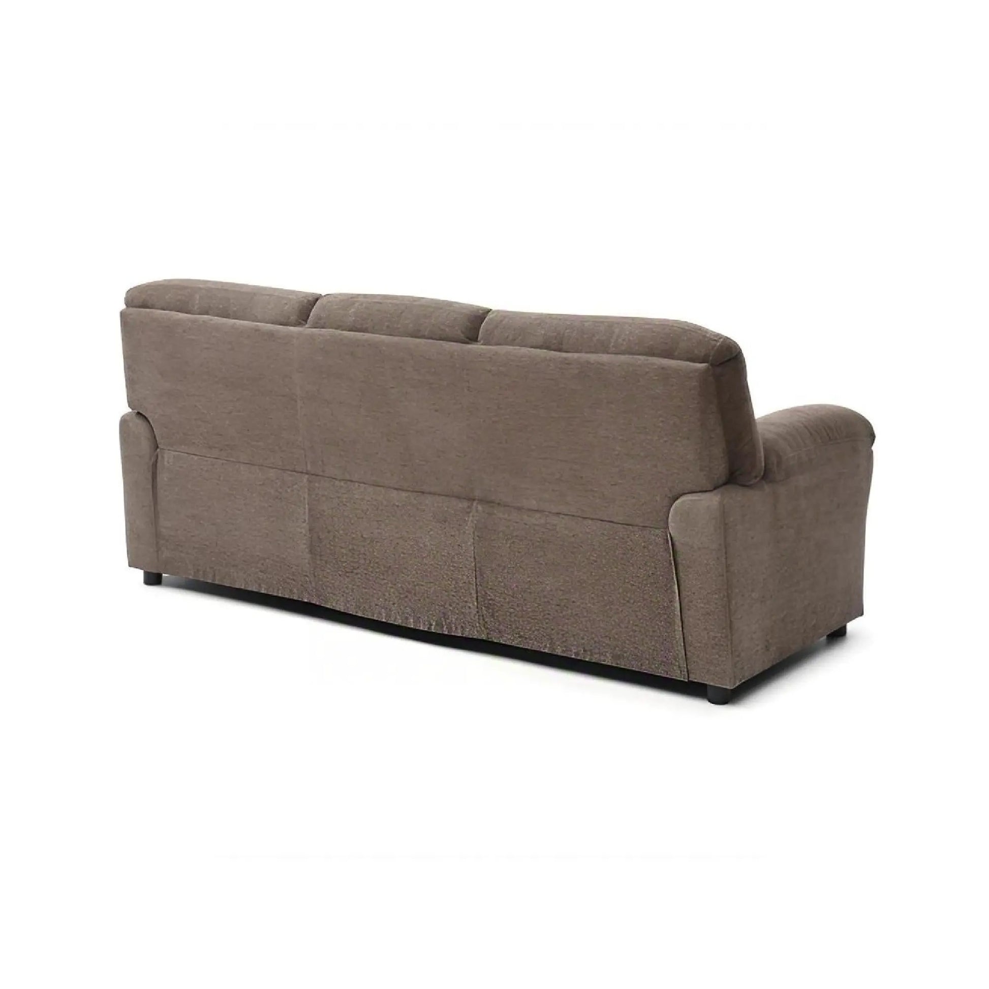 Hamilton sofa by Unique Piece Furniture, taupe upholstered stationary sofa on Tampa Home & Garden Store