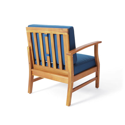 the Perla Acacia Wood Patio Armchair for Outdoors