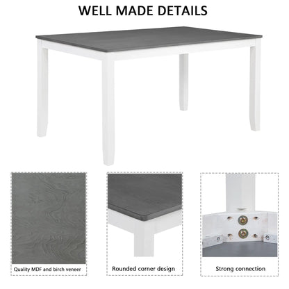 Modern Dining Table Set With Chairs for Kitchen