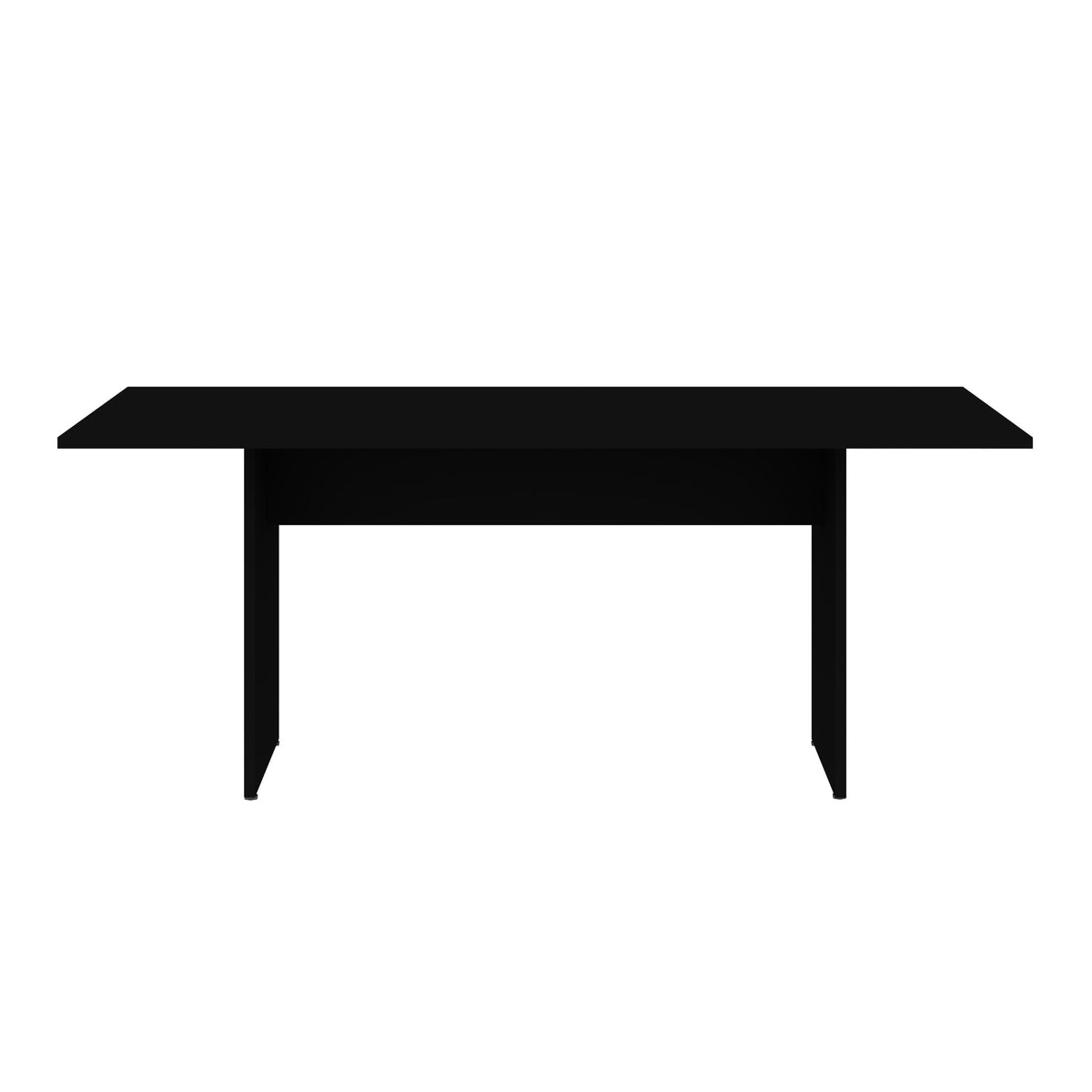 Nomad Dining Table with Protouch Wood-Grain Finish in black, HouseOfZazla dining furniture on Tampa Home & Garden Store