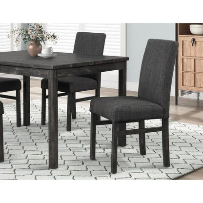 Transitional Upholstered Dining Chair For Kitchen