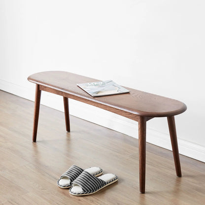 Oak Wood Dining Bench for Living Room and Kitchen
