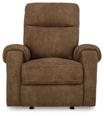 Rocker recliner Edenwold Brindle upholstery with cushioned arms by Unique Piece Furniture on Tampa Home & Garden Store