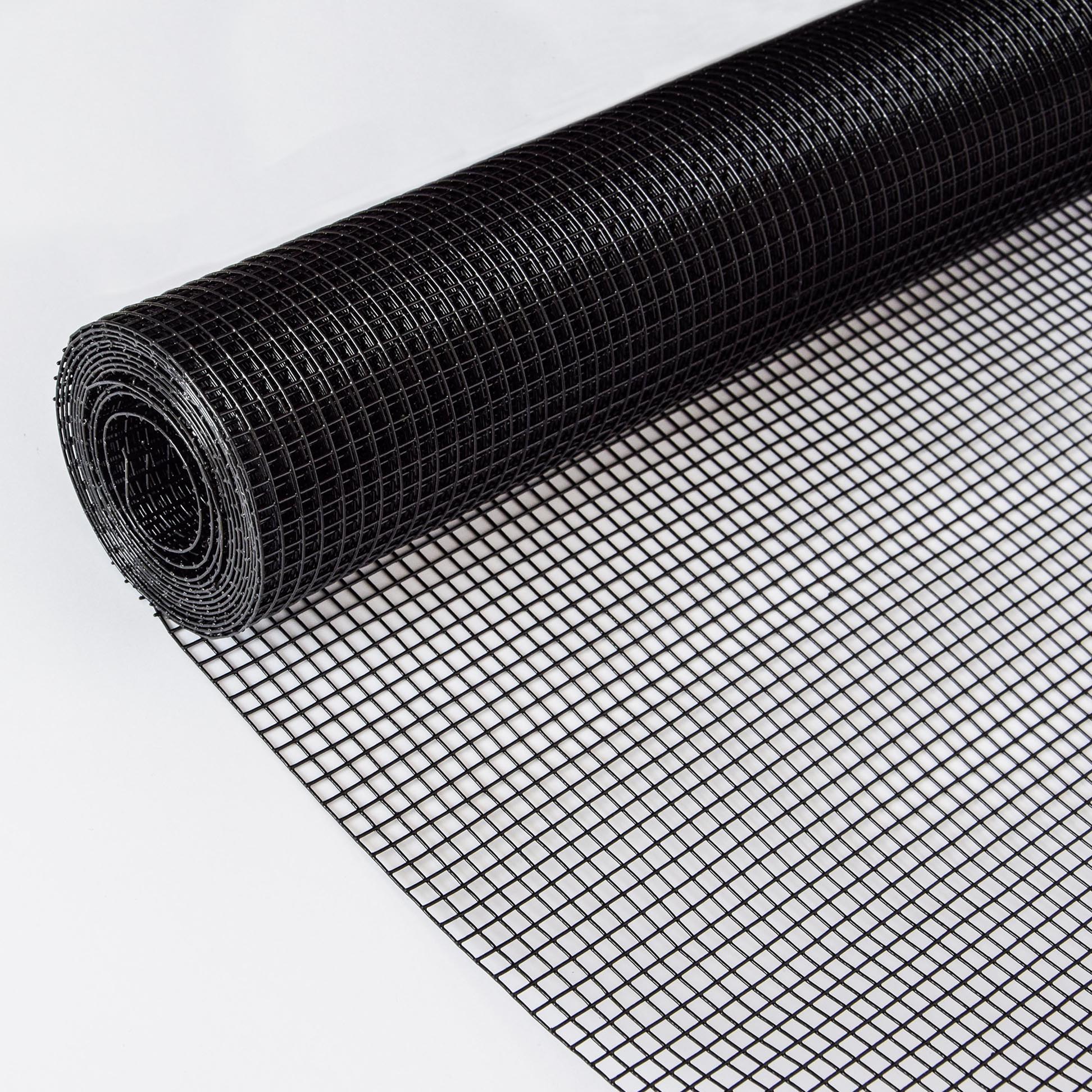 Vinyl coated hardware cloth roll, black, 21 ga galv steel for poultry netting HouseOfZazla on Tampa Home & Garden Store