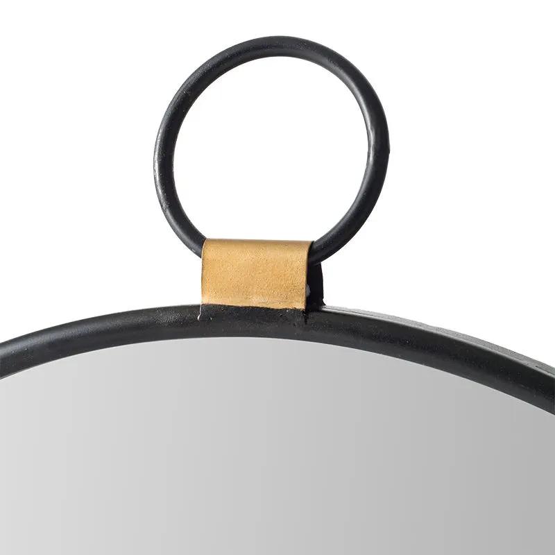 Wall Mirror Frame Black Contemporary Minimalist