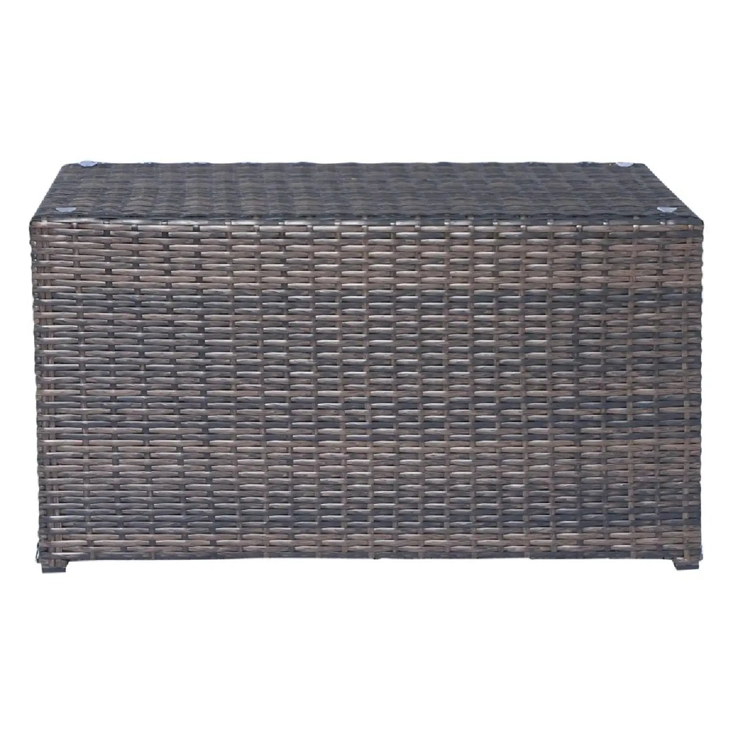 Wicker outdoor table brown resin weave rectangular Unique Piece Furniture on Tampa Home & Garden Store