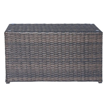 Wicker outdoor table brown resin weave rectangular Unique Piece Furniture on Tampa Home & Garden Store