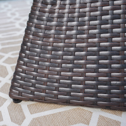Calhoun Brown Wicker Outdoor Patio Table