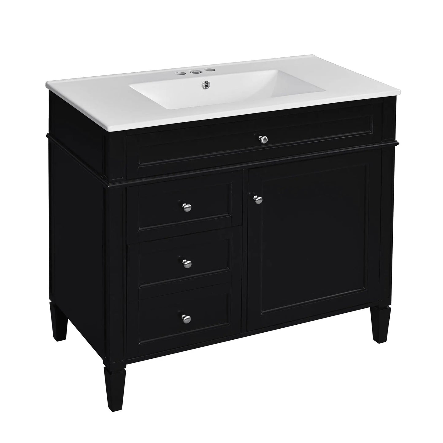 Bathroom Vanity With Top Sink and 2 Drawers