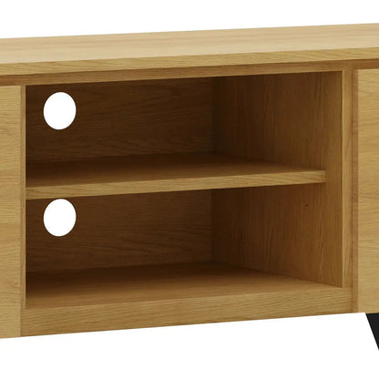 Lowry Handcrafted TV Media Stand With Doors