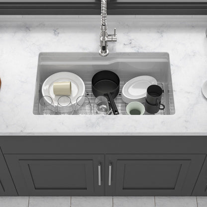 Undermount Workstation and Ceramic Kitchen Sink