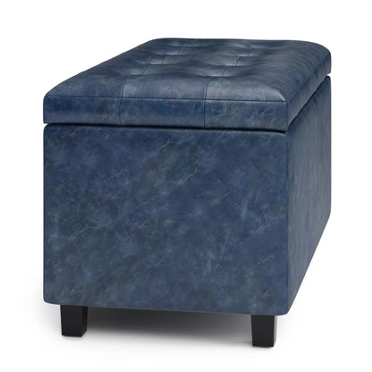 Cosmopolitan Upholstered Storage Ottoman Bench