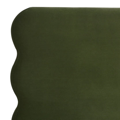 Stockholm Wavy Headboard and Platform Bed