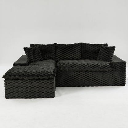 Modular Convertible Sofa and Twin Chaise Lounge