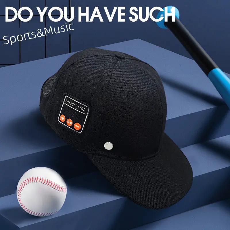 Bluetooth-compatible Music Hat in black with Music Hat patch by FLIPSTYLEZLLC on Tampa Home & Garden Store