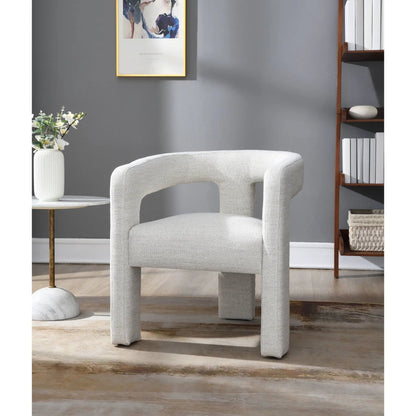Lomas Boucle Side Chair Set of 2 in beige boucle upholstery by Unique Piece Furniture on Tampa Home & Garden Store