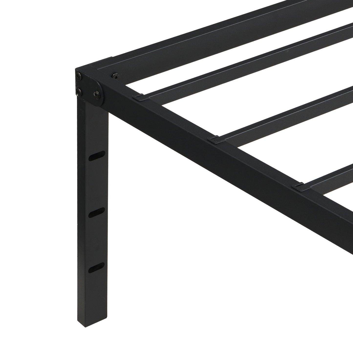 Heavy Queen Bed Frame With Steel and Quiet Slats